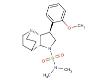 (2R*,3S*,6R*)-3-(2-methoxyphenyl)-N,N-dimethyl-1,5-diazatricyclo[5.2.2.0~2,6~]undecane-5-sulfonamide