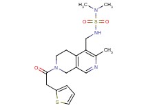 N,N-dimethyl-N'-{[3-methyl-7-(2-thienylacetyl)-5,6,7,8-tetrahydro-2,7-naphthyridin-4-yl]methyl}sulfamide