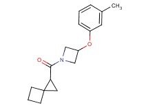 3-(3-methylphenoxy)-1-(spiro[2.3]hex-1-ylcarbonyl)azetidine