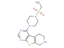 4-[4-(ethylsulfonyl)-1-piperazinyl]-5,6,7,8-tetrahydropyrido[4',3':4,5]thieno[2,3-d]pyrimidine dihydrochloride