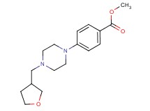 methyl 4-[4-(tetrahydro-3-furanylmethyl)-1-piperazinyl]benzoate