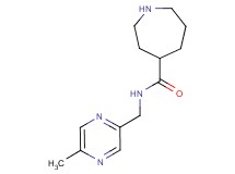 N-[(5-methyl-2-pyrazinyl)methyl]-4-azepanecarboxamide hydrochloride