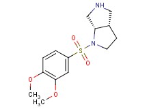 rel-(3aS,6aS)-1-[(3,4-dimethoxyphenyl)sulfonyl]octahydropyrrolo[3,4-b]pyrrole hydrochloride