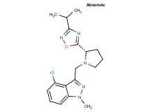 4-chloro-3-{[(2S)-2-(3-isopropyl-1,2,4-oxadiazol-5-yl)pyrrolidin-1-yl]methyl}-1-methyl-1H-indazole