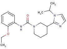 N-(2-ethoxyphenyl)-3-(1-isopropyl-1H-imidazol-2-yl)-1-piperidinecarboxamide