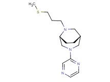 (1R*,5R*)-6-[3-(methylthio)propyl]-3-(2-pyrazinyl)-3,6-diazabicyclo[3.2.2]nonane