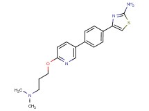 4-(4-{6-[3-(dimethylamino)propoxy]pyridin-3-yl}phenyl)-1,3-thiazol-2-amine