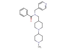 N-[(1'-methyl-1,4'-bipiperidin-4-yl)methyl]-N-(4-pyridinylmethyl)benzamide