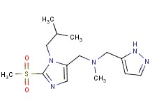 1-[1-isobutyl-2-(methylsulfonyl)-1H-imidazol-5-yl]-N-methyl-N-(1H-pyrazol-5-ylmethyl)methanamine