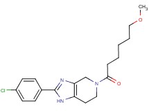 2-(4-chlorophenyl)-5-(6-methoxyhexanoyl)-4,5,6,7-tetrahydro-1H-imidazo[4,5-c]pyridine