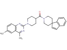 1'-{[1-(4,6-dimethyl-2-quinazolinyl)-4-piperidinyl]carbonyl}spiro[indene-1,4'-piperidine]