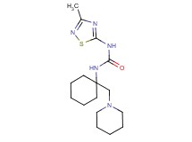 N-(3-methyl-1,2,4-thiadiazol-5-yl)-N'-[1-(piperidin-1-ylmethyl)cyclohexyl]urea