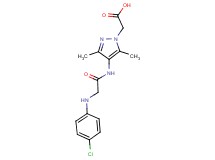 [4-({[(4-chlorophenyl)amino]acetyl}amino)-3,5-dimethyl-1H-pyrazol-1-yl]acetic acid
