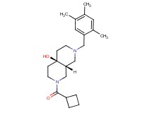 (4aR*,8aR*)-2-(cyclobutylcarbonyl)-7-(2,4,5-trimethylbenzyl)octahydro-2,7-naphthyridin-4a(2H)-ol