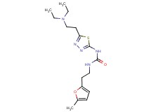 N-{5-[2-(diethylamino)ethyl]-1,3,4-thiadiazol-2-yl}-N'-[2-(5-methyl-2-furyl)ethyl]urea