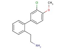 2-(3'-chloro-4'-methoxybiphenyl-2-yl)ethanamine