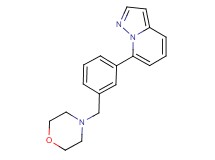 7-[3-(morpholin-4-ylmethyl)phenyl]pyrazolo[1,5-a]pyridine