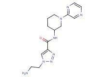 1-(2-aminoethyl)-N-(1-pyrazin-2-ylpiperidin-3-yl)-1H-1,2,3-triazole-4-carboxamide