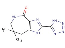 7,7-dimethyl-2-(1H-tetrazol-5-yl)-5,6,7,8-tetrahydroimidazo[4,5-c]azepin-4(1H)-one