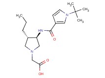 (rel-(3R,4S)-3-{[(1-tert-butyl-1H-pyrrol-3-yl)carbonyl]amino}-4-propyl-1-pyrrolidinyl)acetic acid hydrochloride