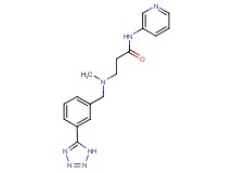 3-{methyl[3-(1H-tetrazol-5-yl)benzyl]amino}-N-pyridin-3-ylpropanamide