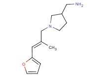 ({1-[(2E)-3-(2-furyl)-2-methylprop-2-en-1-yl]pyrrolidin-3-yl}methyl)amine