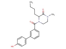 3-butyl-4-[(4'-hydroxy-3-biphenylyl)carbonyl]-1-methyl-2-piperazinone