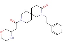 9-(3-morpholinylacetyl)-2-(2-phenylethyl)-2,9-diazaspiro[5.5]undecan-3-one hydrochloride