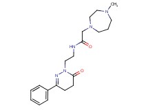 2-(4-methyl-1,4-diazepan-1-yl)-N-[2-(6-oxo-3-phenyl-5,6-dihydropyridazin-1(4H)-yl)ethyl]acetamide