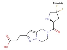 3-[5-(4,4-difluoro-L-prolyl)-4,5,6,7-tetrahydropyrazolo[1,5-a]pyrazin-2-yl]propanoic acid