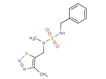 N'-benzyl-N-methyl-N-[(4-methyl-1,2,3-thiadiazol-5-yl)methyl]sulfamide