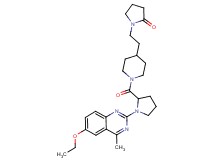 1-(2-{1-[1-(6-ethoxy-4-methyl-2-quinazolinyl)prolyl]-4-piperidinyl}ethyl)-2-pyrrolidinone