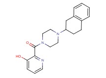 2-{[4-(1,2,3,4-tetrahydro-2-naphthalenyl)-1-piperazinyl]carbonyl}-3-pyridinol