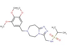 N-{[7-(3,4,5-trimethoxybenzyl)-6,7,8,9-tetrahydro-5H-[1,2,4]triazolo[4,3-d][1,4]diazepin-3-yl]methyl}-2-propanesulfonamide