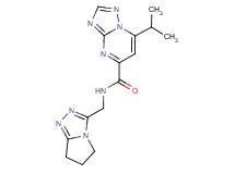 N-(6,7-dihydro-5H-pyrrolo[2,1-c][1,2,4]triazol-3-ylmethyl)-7-isopropyl[1,2,4]triazolo[1,5-a]pyrimidine-5-carboxamide