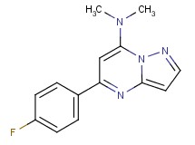 5-(4-fluorophenyl)-N,N-dimethylpyrazolo[1,5-a]pyrimidin-7-amine