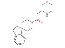 1'-(3-morpholinylacetyl)-2,3-dihydrospiro[indene-1,4'-piperidine] hydrochloride