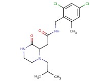 N-(2,4-dichloro-6-methylbenzyl)-2-(1-isobutyl-3-oxo-2-piperazinyl)acetamide