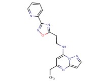 5-ethyl-N-[2-(3-pyridin-2-yl-1,2,4-oxadiazol-5-yl)ethyl]pyrazolo[1,5-a]pyrimidin-7-amine