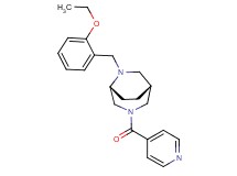 (1R*,5R*)-6-(2-ethoxybenzyl)-3-isonicotinoyl-3,6-diazabicyclo[3.2.2]nonane