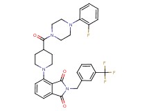 4-(4-{[4-(2-fluorophenyl)-1-piperazinyl]carbonyl}-1-piperidinyl)-2-[3-(trifluoromethyl)benzyl]-1H-isoindole-1,3(2H)-dione
