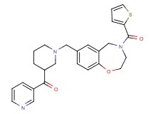 3-pyridinyl(1-{[4-(2-thienylcarbonyl)-2,3,4,5-tetrahydro-1,4-benzoxazepin-7-yl]methyl}-3-piperidinyl)methanone