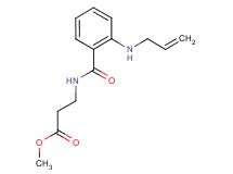 methyl 3-{[2-(allylamino)benzoyl]amino}propanoate