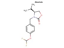 (4S)-3-[4-(difluoromethoxy)benzyl]-4-isopropyl-1,3-oxazolidin-2-one