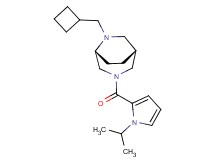 (1R*,5R*)-6-(cyclobutylmethyl)-3-[(1-isopropyl-1H-pyrrol-2-yl)carbonyl]-3,6-diazabicyclo[3.2.2]nonane