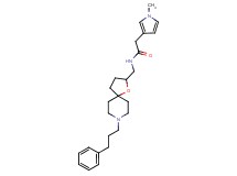 2-(1-methyl-1H-pyrrol-3-yl)-N-{[8-(3-phenylpropyl)-1-oxa-8-azaspiro[4.5]dec-2-yl]methyl}acetamide