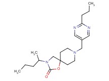 3-(1-methylbutyl)-8-[(2-propylpyrimidin-5-yl)methyl]-1-oxa-3,8-diazaspiro[4.5]decan-2-one