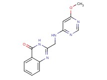 2-{[(6-methoxy-4-pyrimidinyl)amino]methyl}-4(3H)-quinazolinone trifluoroacetate