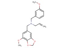 N-[(7-methoxy-1,3-benzodioxol-5-yl)methyl]-N-(3-methoxybenzyl)prop-2-en-1-amine