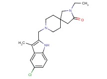 8-[(5-chloro-3-methyl-1H-indol-2-yl)methyl]-2-ethyl-2,8-diazaspiro[4.5]decan-3-one